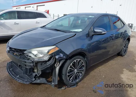 2015 Toyota Corolla S Plus z USA, uszkodzony, nr VIN 5YFBURHE5FP230441